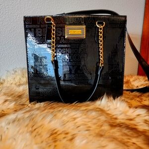 Betsy Johnson Black Patent Handbag